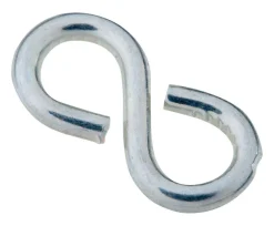 National Hardware Zinc-Plated Silver Steel 7/8 in. L Closed S-Hook 1 pk
