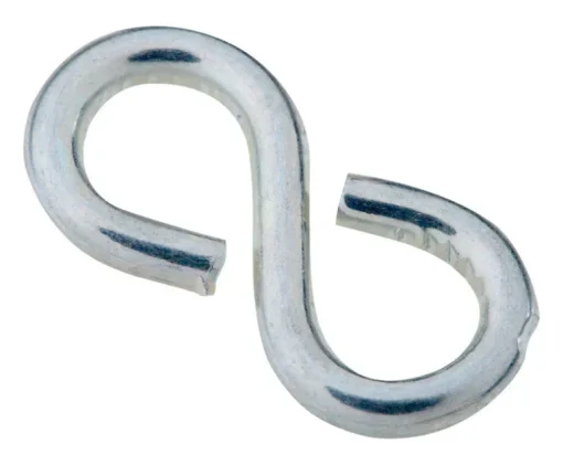 National Hardware Zinc-Plated Silver Steel 7/8 in. L Closed S-Hook 1 pk