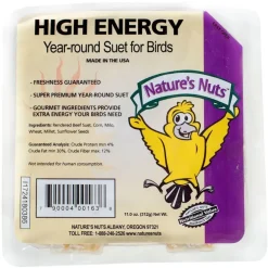 Natures Nuts 00163 11.5 Oz High Energy Suet (Pack of 12)