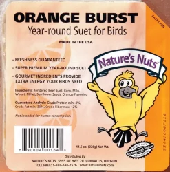 Natures Nuts 00164 11.5 Oz Orange Burst Suet (Pack of 12)