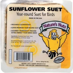 Natures Nuts 00165 11.5 Oz Sunflower Suet Dough (Pack of 12)