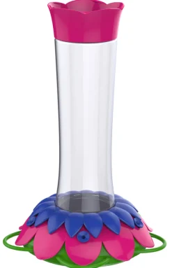 Nature's Way So Real Hummingbird 20 oz Glass/Metal/Plastic Gravity Nectar Feeder 5 ports (Pack of 6)
