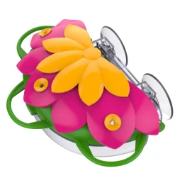 Nature's Way So Real Hummingbird 8 oz Plastic Window Nectar Feeder 3 ports (Pack of 6)