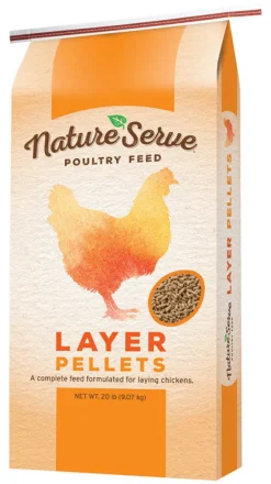 NatureServe Layer Feed Pellets For Poultry 20 lb