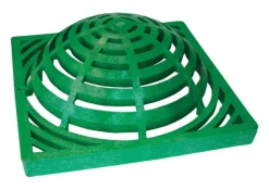 NDS 12 in. Green Square Polyolefin Atrium Grate