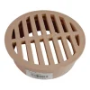 NDS 4 in. Sand Round Polyethylene Drain Grate
