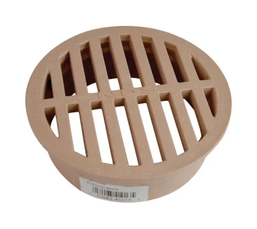 NDS 4 in. Sand Round Polyethylene Drain Grate