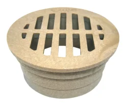 NDS 3 in. Sand Round Polypropylene Drain Grate