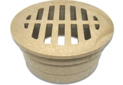 NDS 3 in. Sand Round Polypropylene Drain Grate