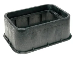 NDS 19 in. W X 6 in. H Rectangular Valve Box Extension Black