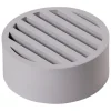NDS 4 in. White Round Plastic Drain Grate