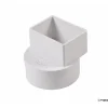 NDS Schedule 35 2 in. Hub each X 3 in. D Female PVC Flush Downspout Adapter 1 pk