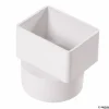 NDS Schedule 35 3 in. Hub each Female PVC Flush Downspout Adapter 1 pk