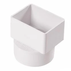 NDS Schedule 35 3 in. Hub each Female PVC Flush Downspout Adapter 1 pk