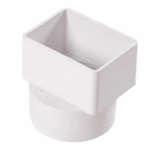 NDS Schedule 35 3 in. Hub each Female PVC Flush Downspout Adapter 1 pk