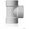 NDS Schedule 35 3 in. Hub each X 3 in. D Hub PVC Straight Tee 1 pk