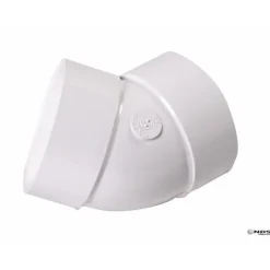 NDS Schedule 35 4 in. Hub each X 4 in. D Hub PVC Elbow 1 pk