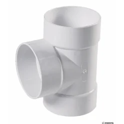 NDS Schedule 35 4 in. Hub each X 4 in. D Hub PVC Straight Tee 1 pk
