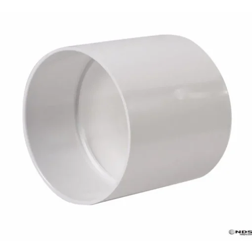 NDS Schedule 35 6 in. Hub each X 6 in. D Hub in. PVC Coupling 1 pk
