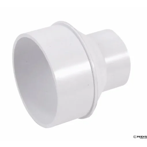 NDS Schedule 40 2 in. Spigot X 4 in. D Hub PVC Reducing Bushing 1 pk