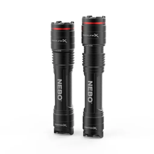 Nebo Redline X 1800 lm. Black LED Rechargeable Flashlight 6.25 L x 1.25 Dia. in. (Pack of 12)