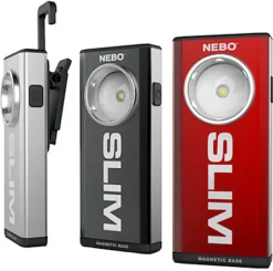 Nebo SLIM Aluminum 500 lm. LED Rechargeable Flashlight with Lithium Ion Batteries