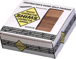 Nelson Wood Shims 1.5 in. W X 8 in. L Wood Shim 84 pk