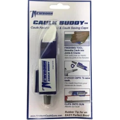 Newborn Caulk Buddy High-Quality Lightweight Plastic Caulk Finisher Tool with 2-Caps