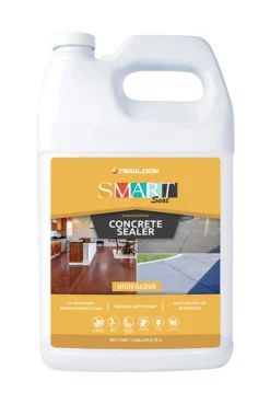 NewLook SmartSeal High-Gloss Clear Water-Based Concrete Sealer 1 gal. (Pack of 4)