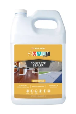 NewLook SmartSeal Low Gloss Clear Water-Based Concrete Sealer 1 gal. (Pack of 4)