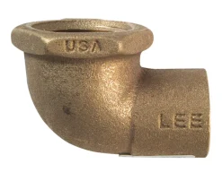 NIBCO 1/2 in. Sweat X 1/2 in. D FPT Brass 90 Degree Elbow 1 pk
