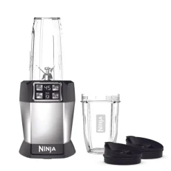 Ninja Black/Silver Metal/Plastic Blender 24 oz 2 speed