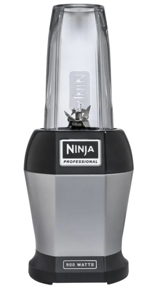 Ninja Black/Silver Metal/Plastic Blender 24 oz 3 speed