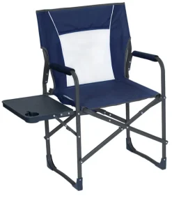 Non-Branded Navy Blue Director's Folding Chair