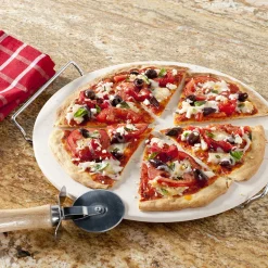 Nordic Ware 13 in. W X 13 in. L Pizza Stone Natural