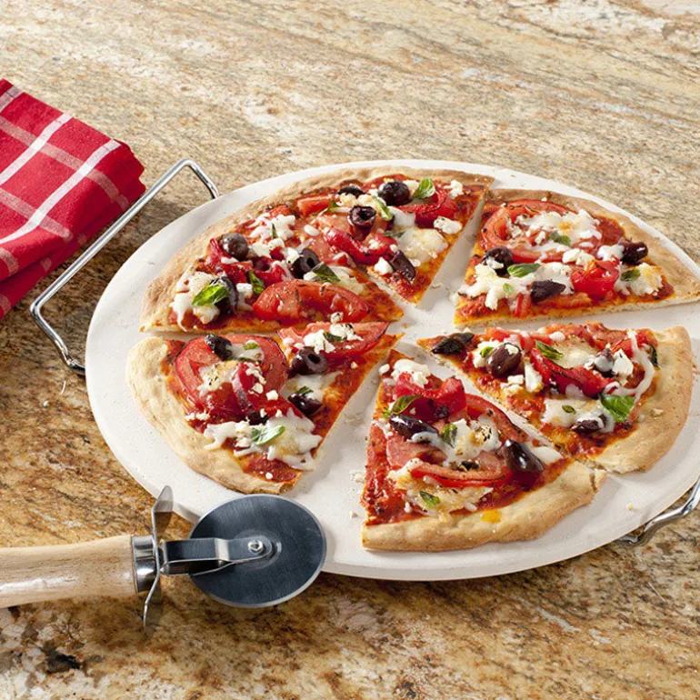 Nordic Ware 13 in. W X 13 in. L Pizza Stone Natural