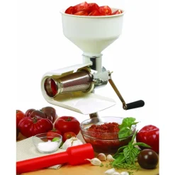 Norpro White Metal Food Strainer and Sauce Maker
