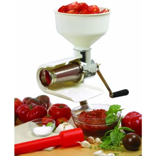 Norpro White Metal Food Strainer and Sauce Maker