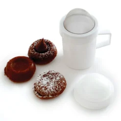 Norpro White Stainless Steel Flour and Sugar Shaker 8 oz