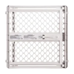 North States Gray 26 in. H X 26-42 in. W Plastic Child Safety Gate