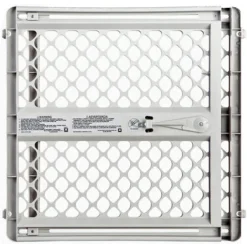 North States Gray 26 in. H X 26-42 in. W Plastic Child Safety Gate