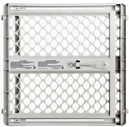 North States Gray 26 in. H X 26-42 in. W Plastic Child Safety Gate