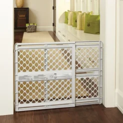 North States Gray 26 in. H X 26-42 in. W Plastic Child Safety Gate