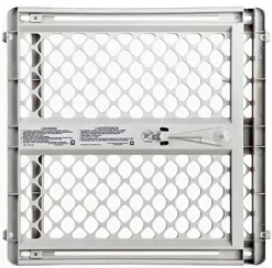 North States Gray 26 in. H X 26-42 in. W Plastic Child Safety Gate