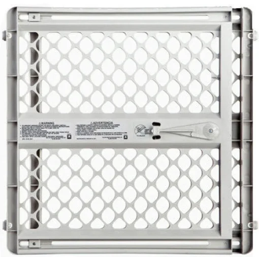 North States Gray 26 in. H X 26-42 in. W Plastic Child Safety Gate