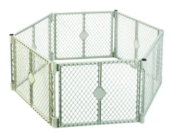 North States Superyard Gray 26 in. H X 18.5 in. W Plastic Child Safety Gate