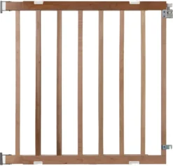 North States White 30 in. H X 28-42 in. W Wood Child Safety Gate