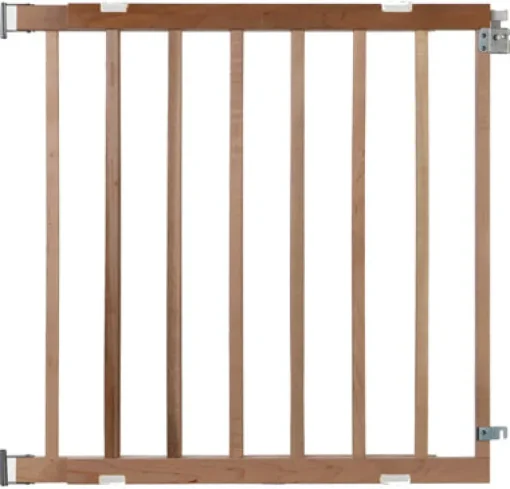 North States White 30 in. H X 28-42 in. W Wood Child Safety Gate