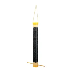 North States Wild Bird and Finch 9 oz Plastic Tube Bird Feeder 2 ports