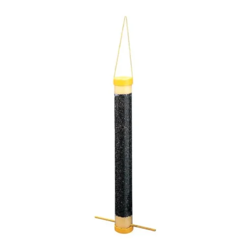 North States Wild Bird and Finch 9 oz Plastic Tube Bird Feeder 2 ports